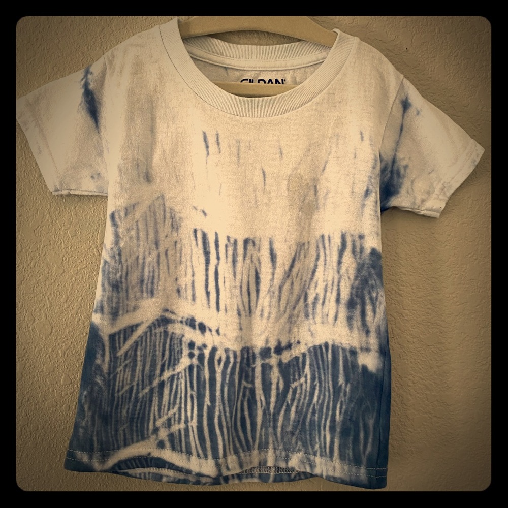 Hand dyed Shibori shirt